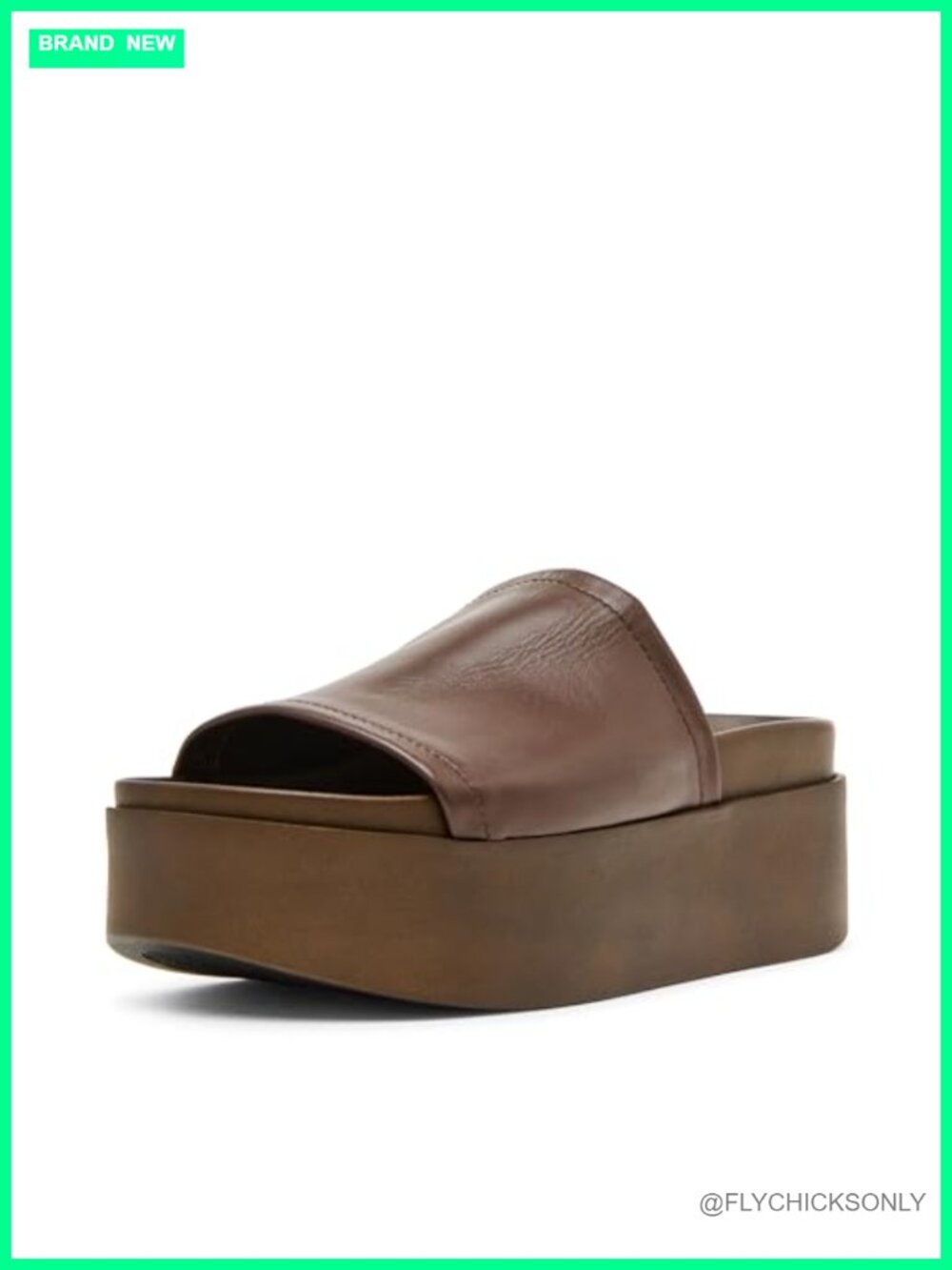 Wedge Sandal Leather Slingback Open Toe Platform Dressy